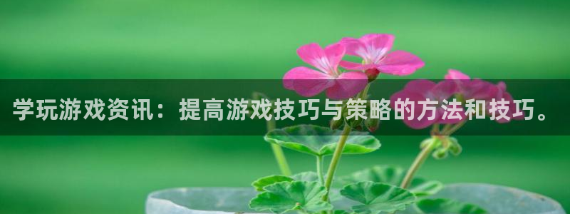 极悦娱乐注册服务条款：学玩游戏资讯：提高游戏技巧与策略的方法